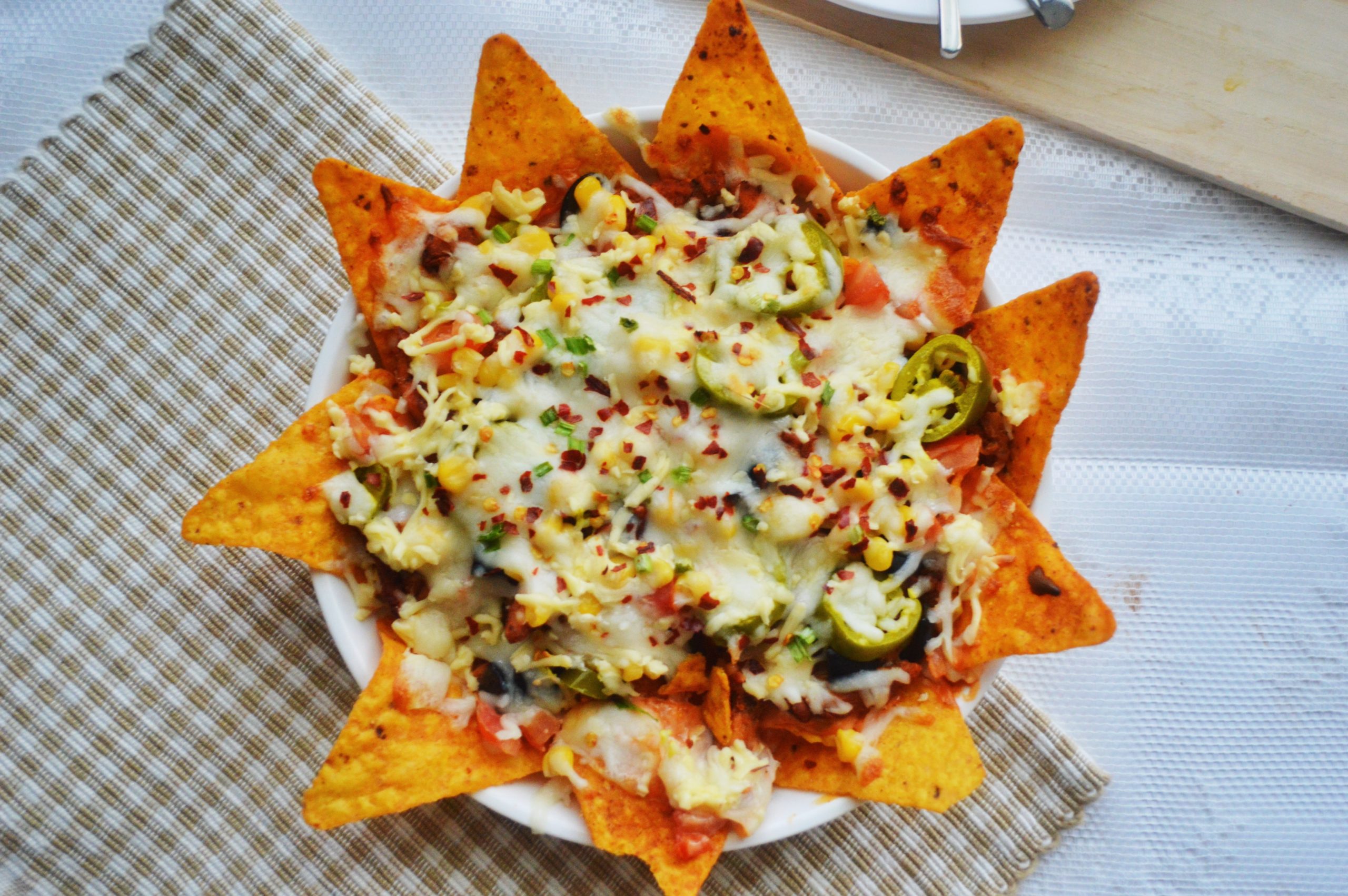 Chicken Nachos - Savory&amp;SweetFood