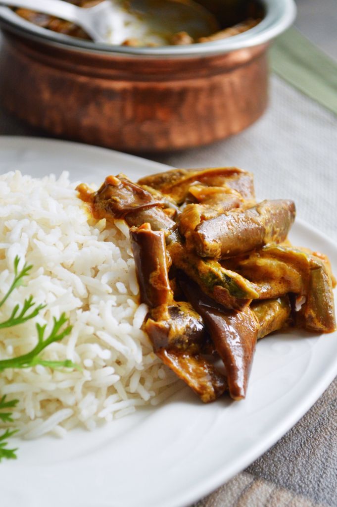 Sri Lankan Eggplant Coconut Curry Savory&SweetFood