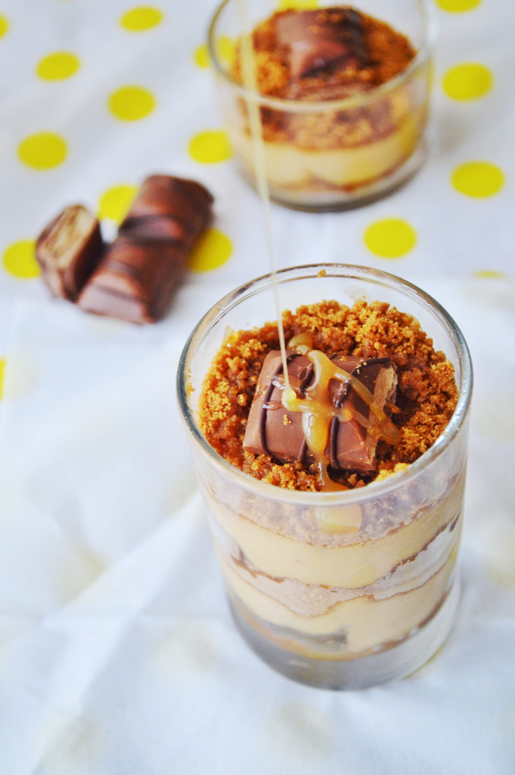Kinder Caramel Trifle/ The 100th post - Savory&amp;SweetFood