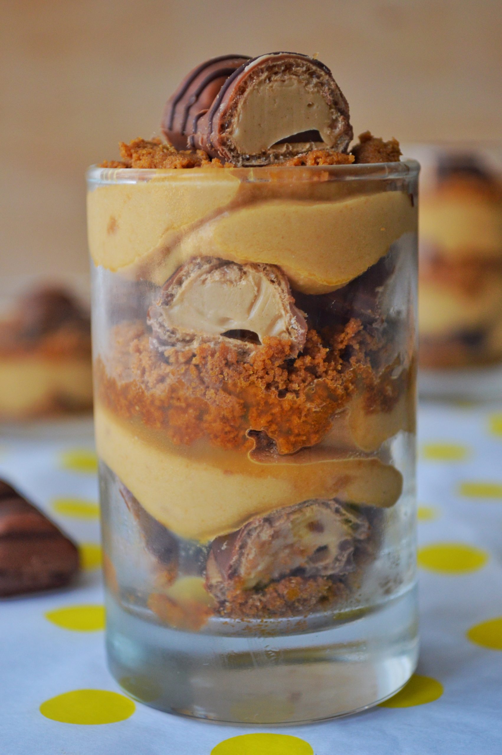 Kinder Caramel Trifle/ The 100th post - Savory&amp;SweetFood