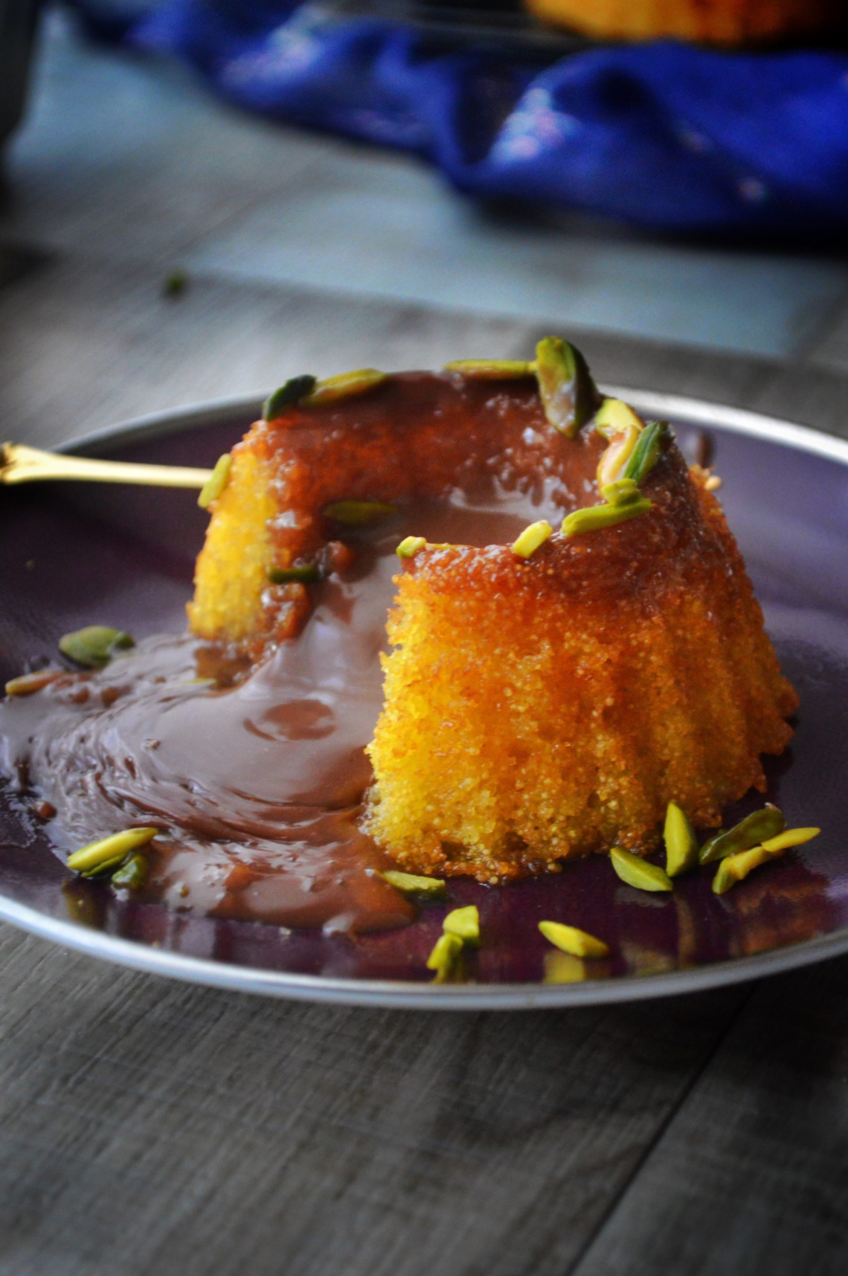 Vegan Basbousa (Turkish Semolina Cake) | The Cook & Him