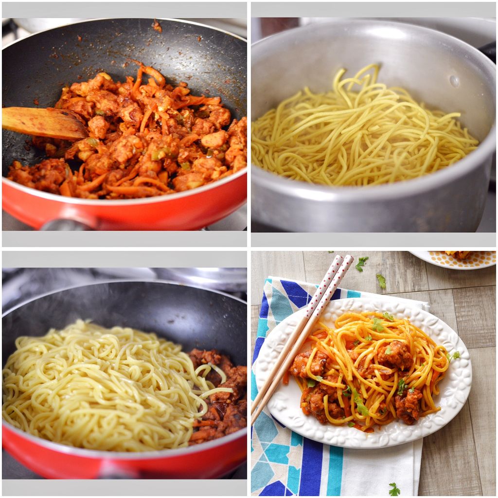 How to make Spicy Chicken Chinese Noodles