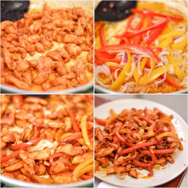 StoveTop Chicken Fajita Pizza Savory&SweetFood