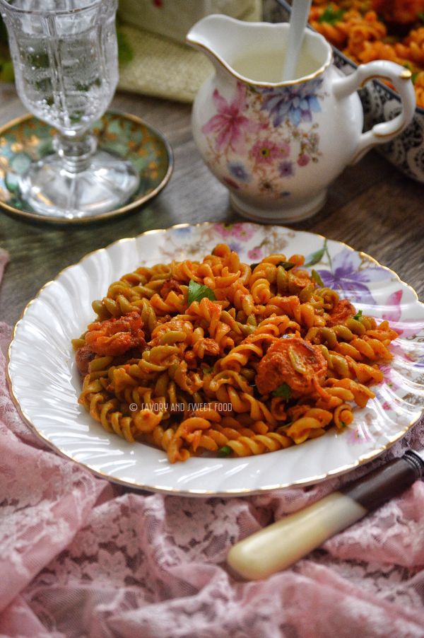 Spicy Prawn Pasta in Coconut Cream/ Milk Savory&SweetFood