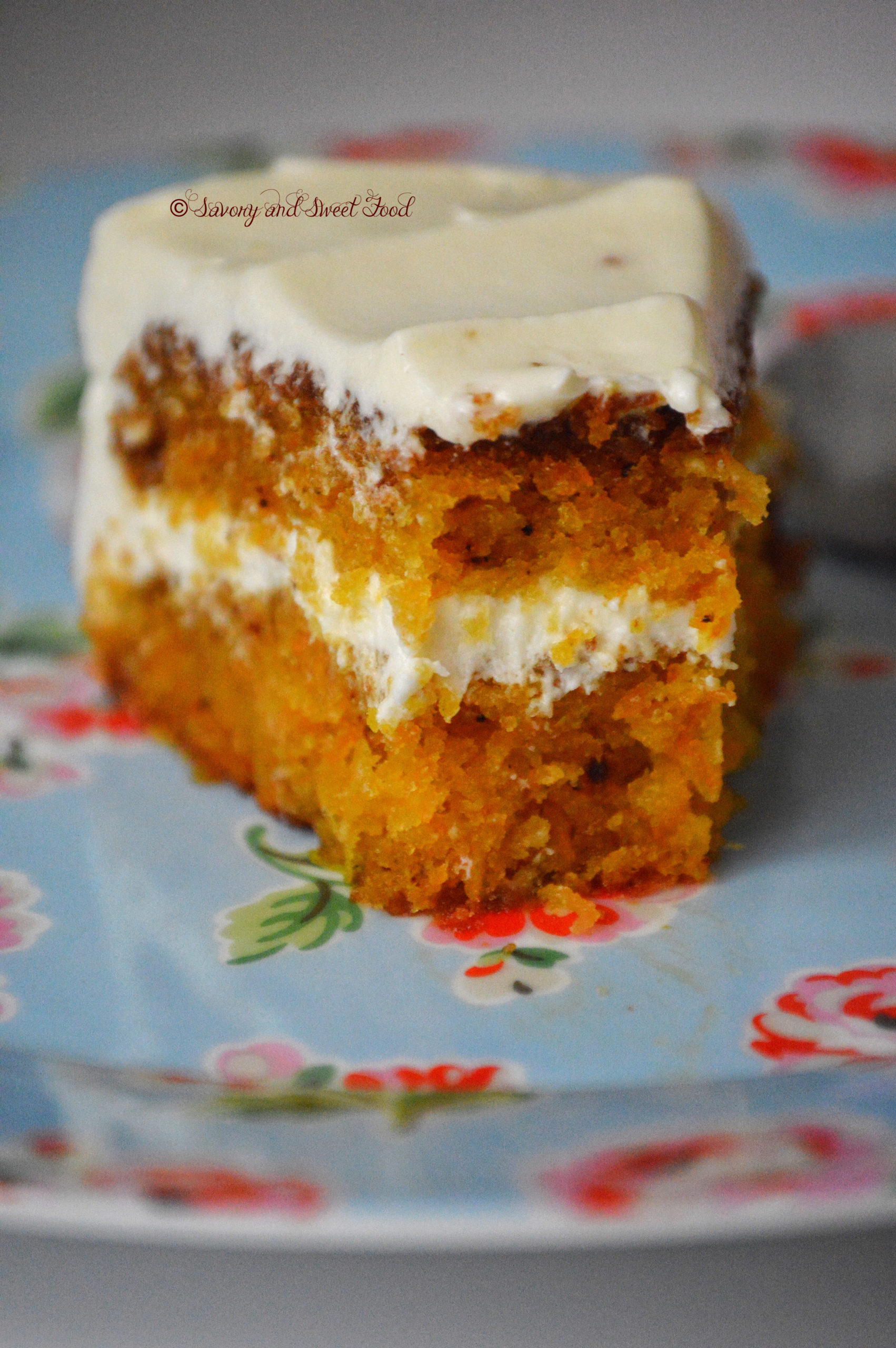 Perfect Carrot Cake with Cream Cheese Frosting - Savory&amp;SweetFood