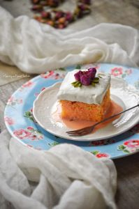 Rose Milk Cake or Tres Leches Cake