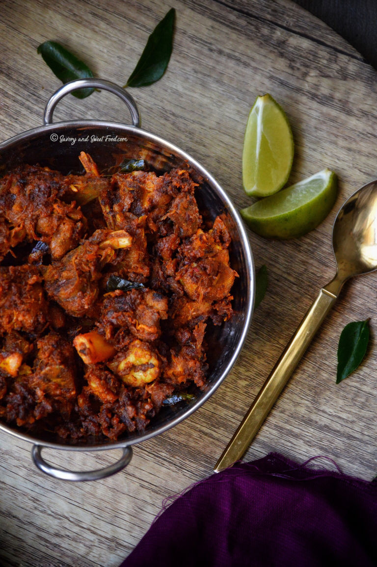 Mutton Sukka Savory&SweetFood