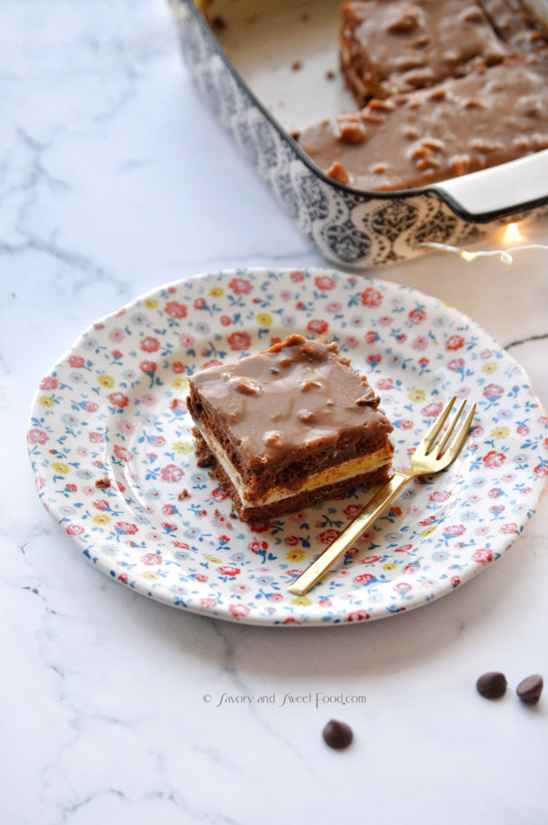 Snickers Pudding - Savory&amp;SweetFood