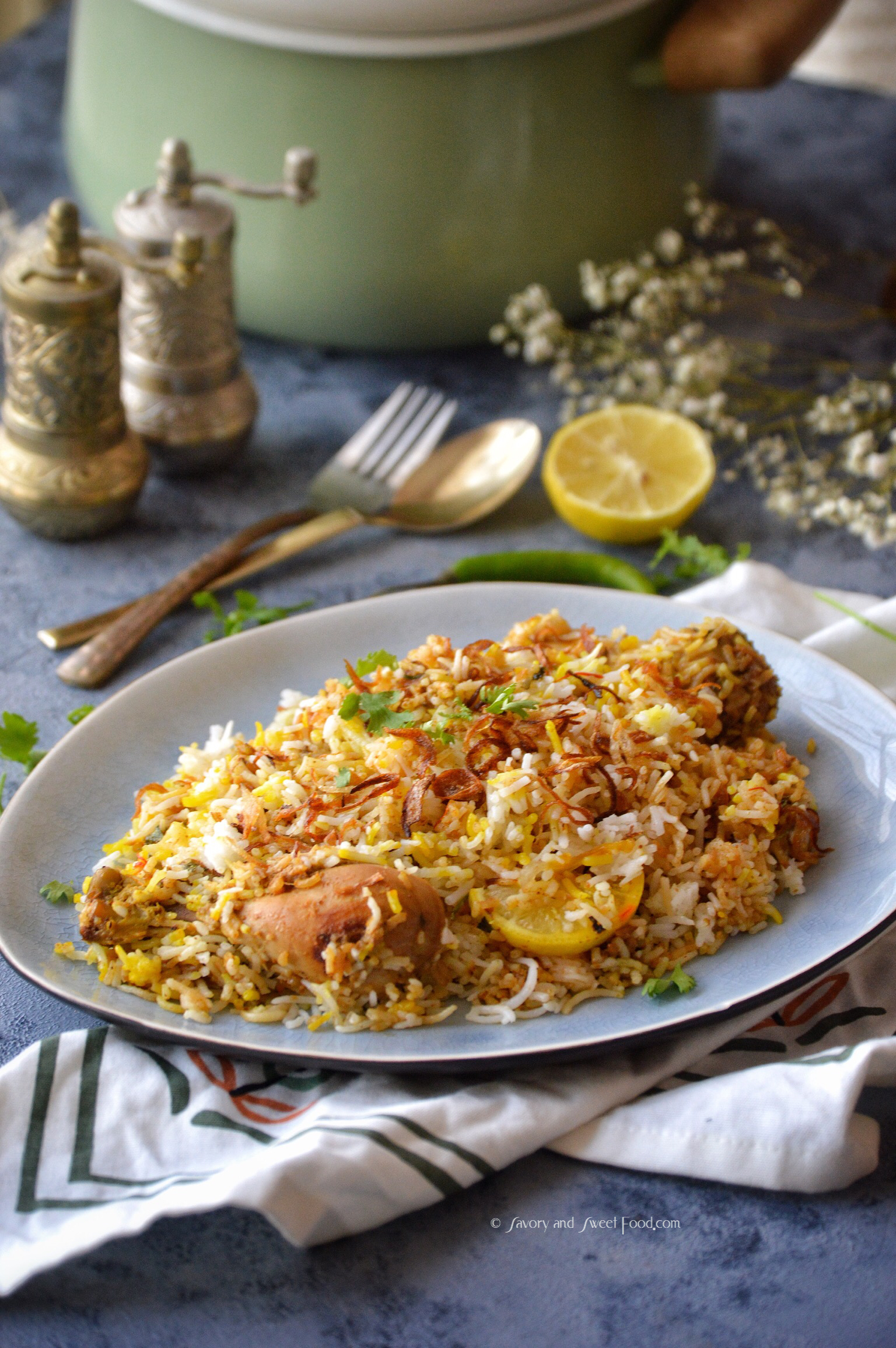 Bombay Chicken Biryani - Savory&amp;SweetFood