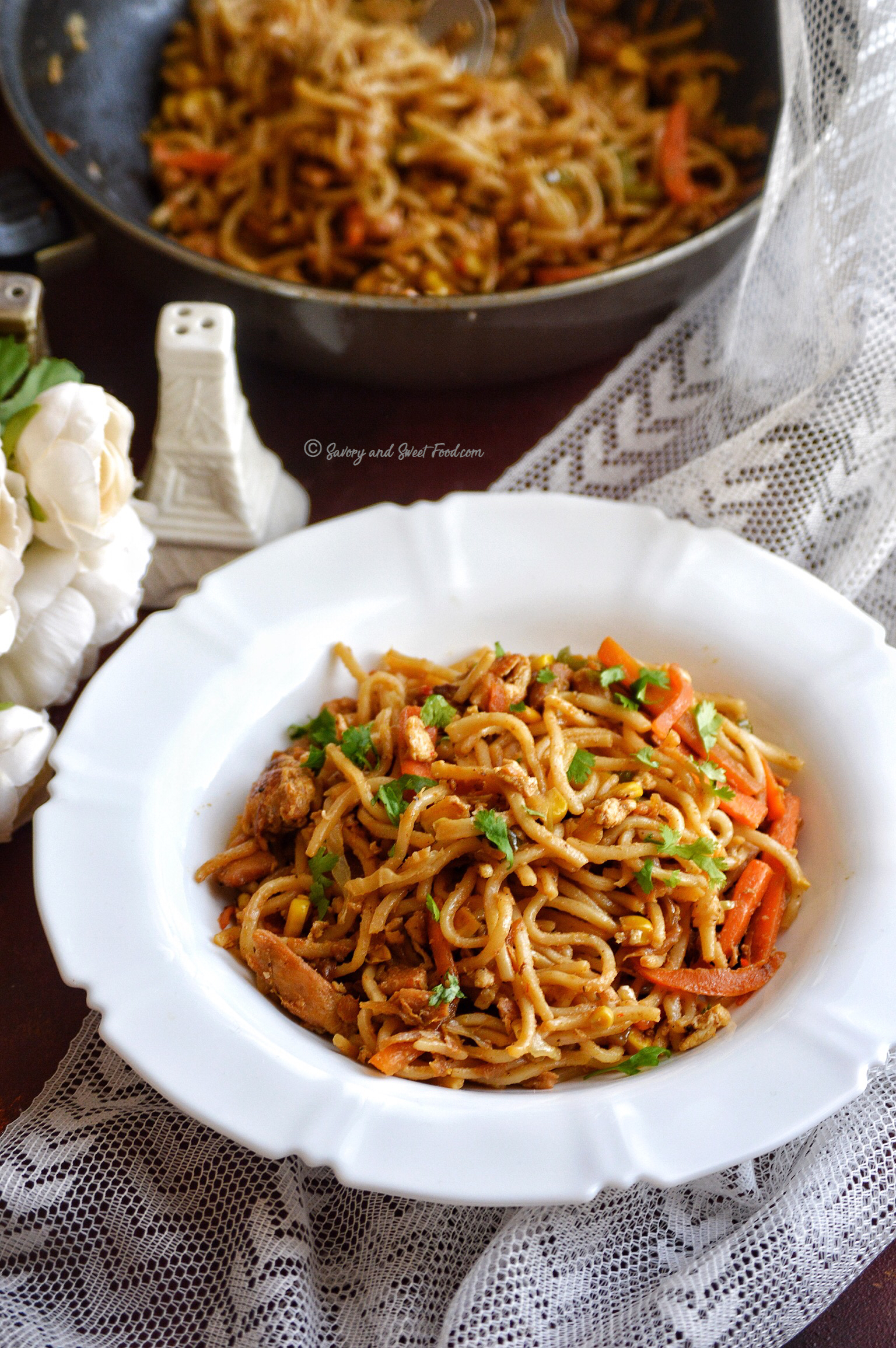 Stir Fried Chinese Noodles - Savory&SweetFood