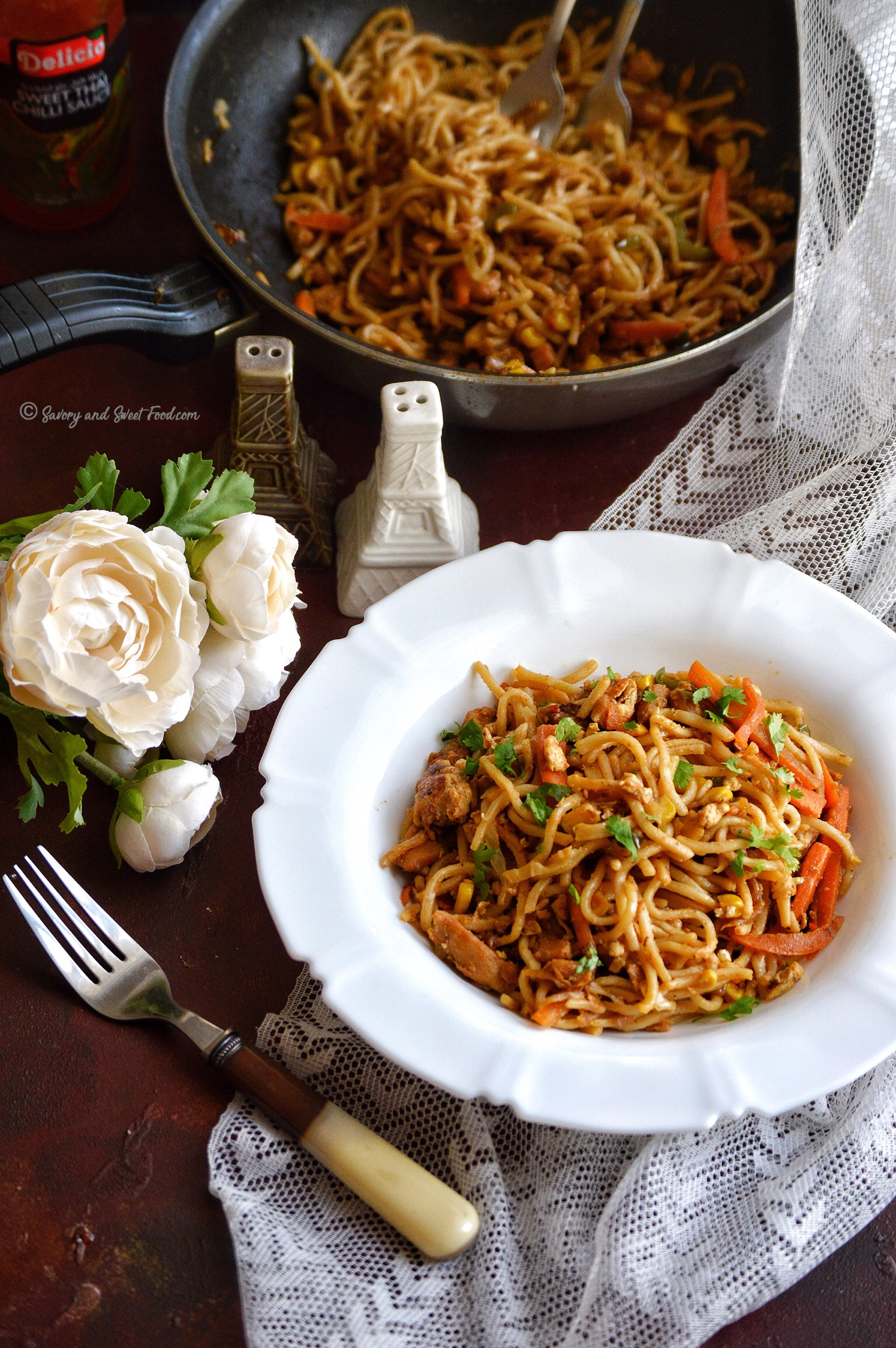Stir Fried Chinese Noodles - Savory&SweetFood