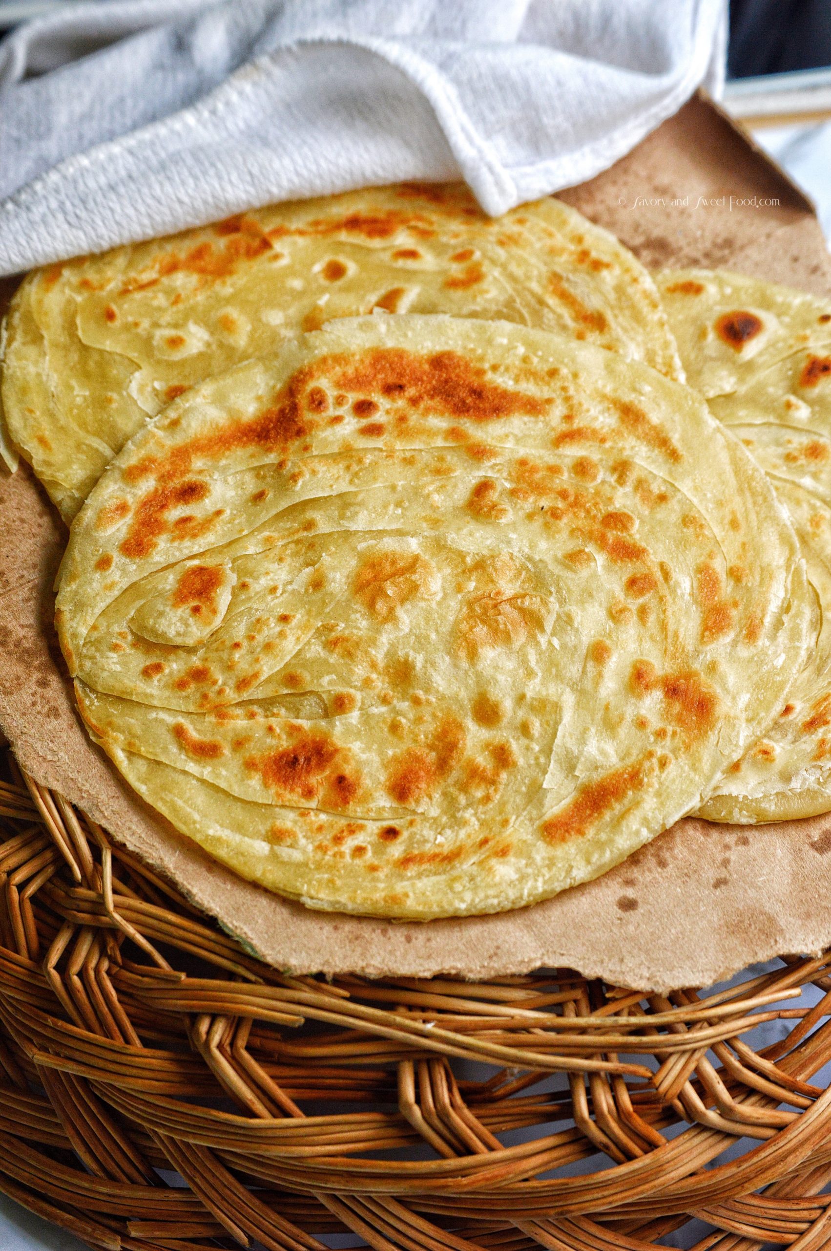 Pakistani Lachha Paratha - Savory&amp;SweetFood