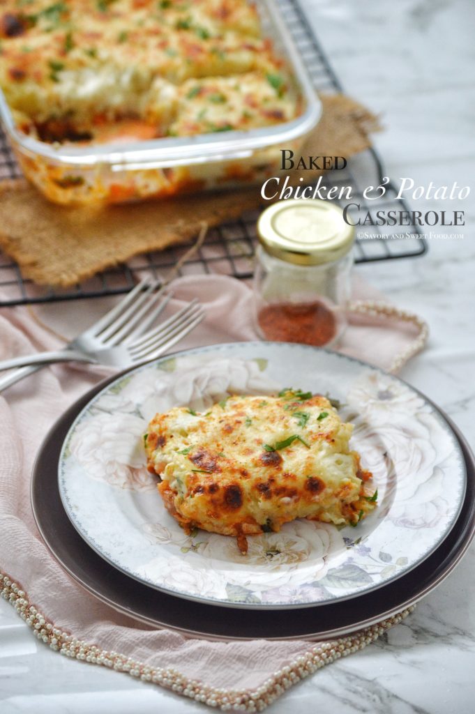 Baked Chicken and Potato Casserole Savory&SweetFood