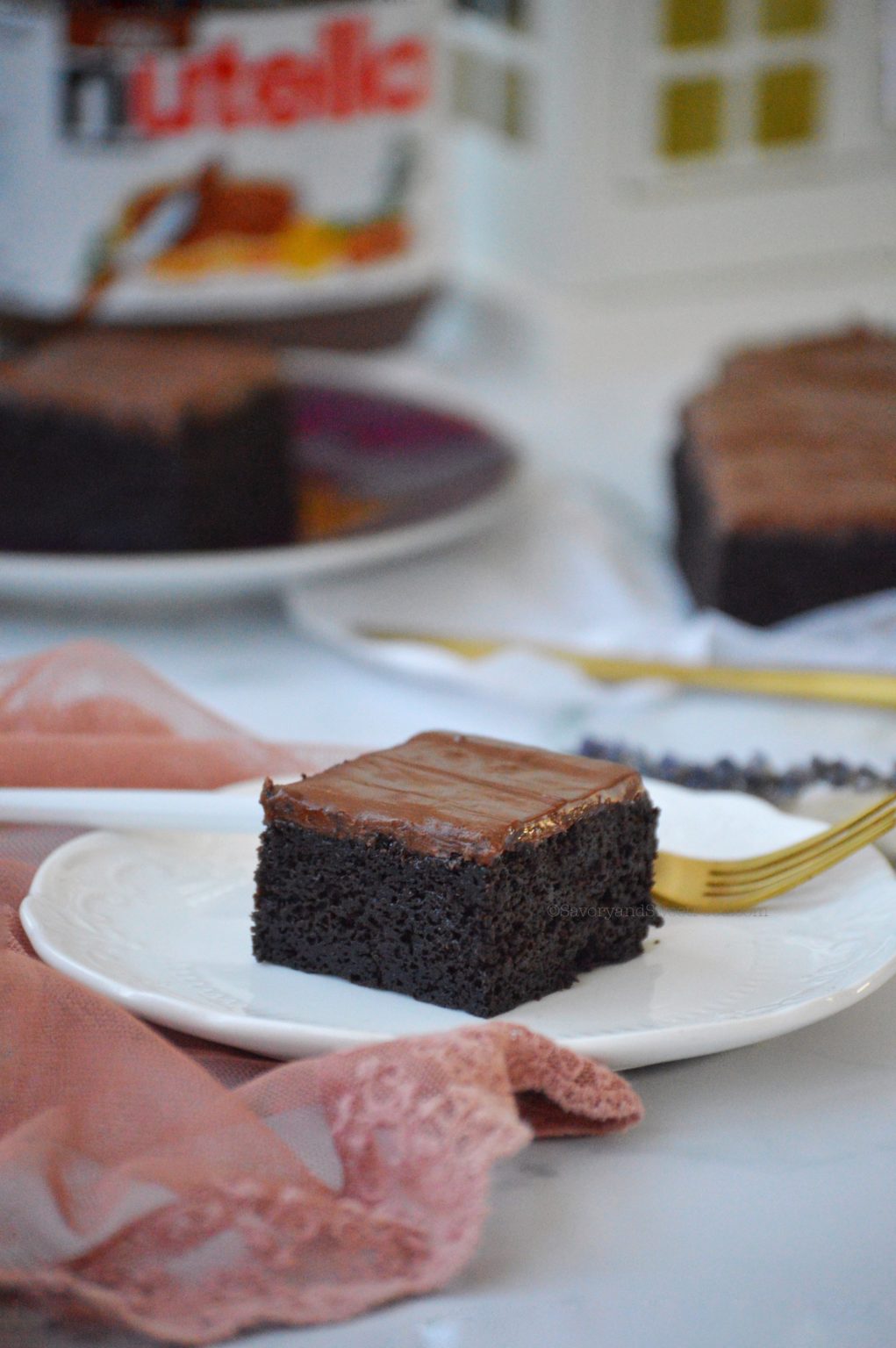 3 Ingredient Chocolate Cake (No Flour, No Oil, No Eggs) Savory&SweetFood