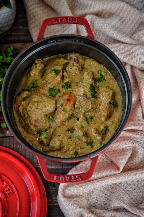 Afghani Chicken Curry - Savory&SweetFood