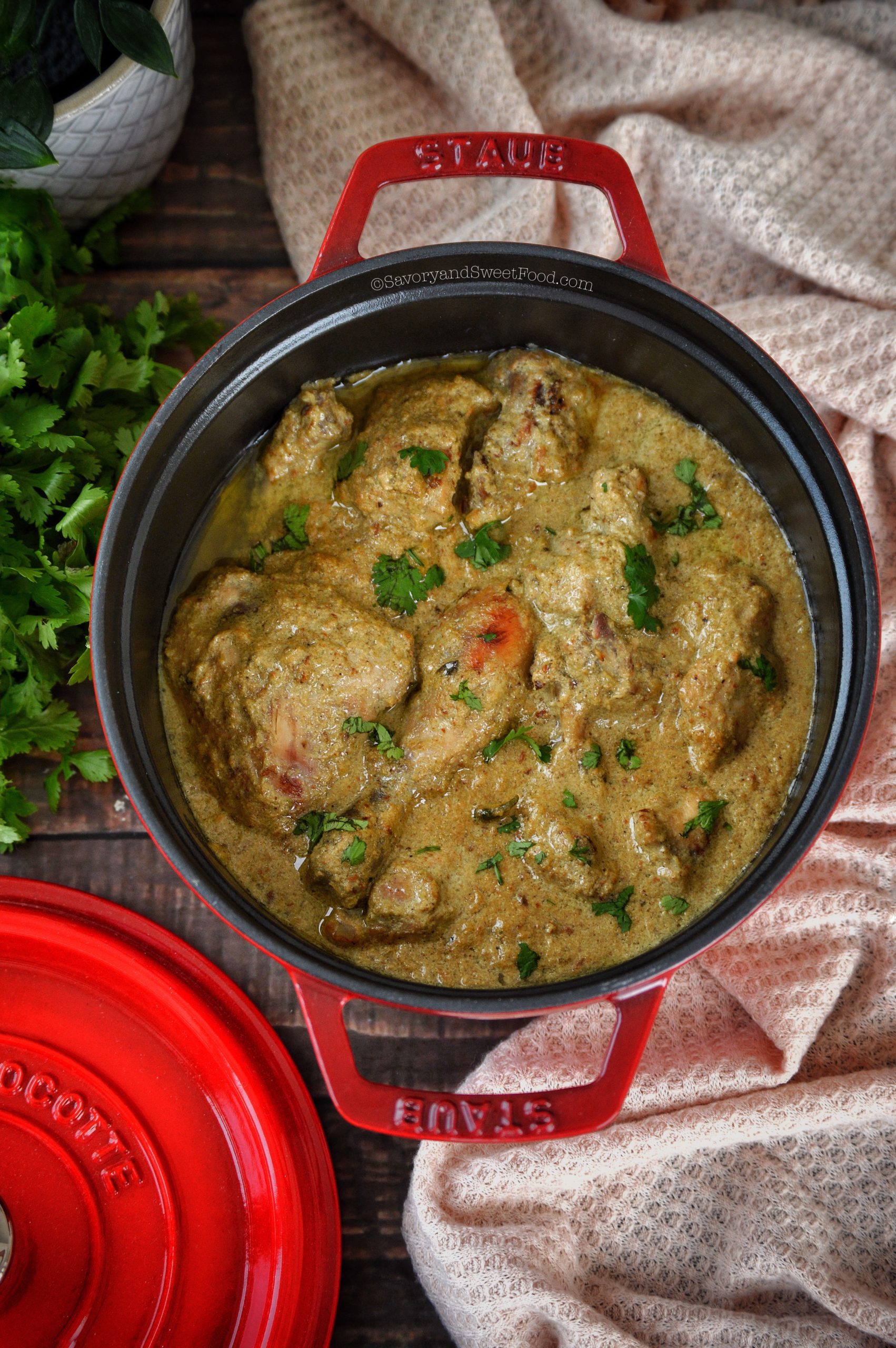 Afghani Chicken Curry - Savory&SweetFood