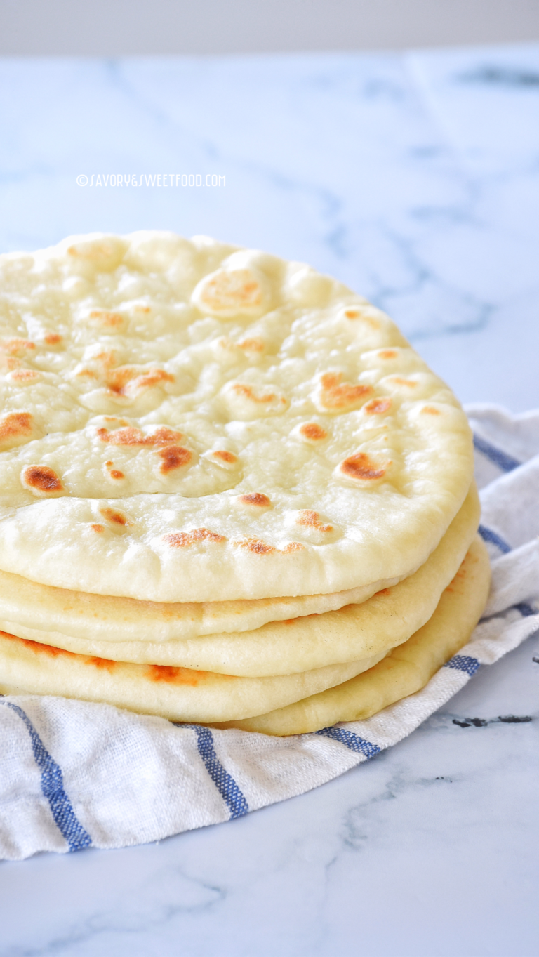 Turkish Bazlama-Super Soft Turkish Flatbread - Savory&SweetFood