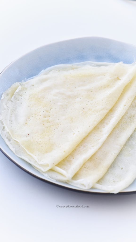 3 Ingredient Tissue Paper Crepes/Dosa (Gluten Free) Savory&SweetFood