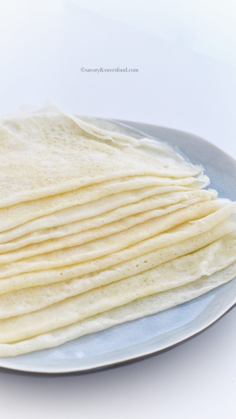 3 Ingredient Tissue Paper Crepes/Dosa (Gluten Free) Savory&SweetFood