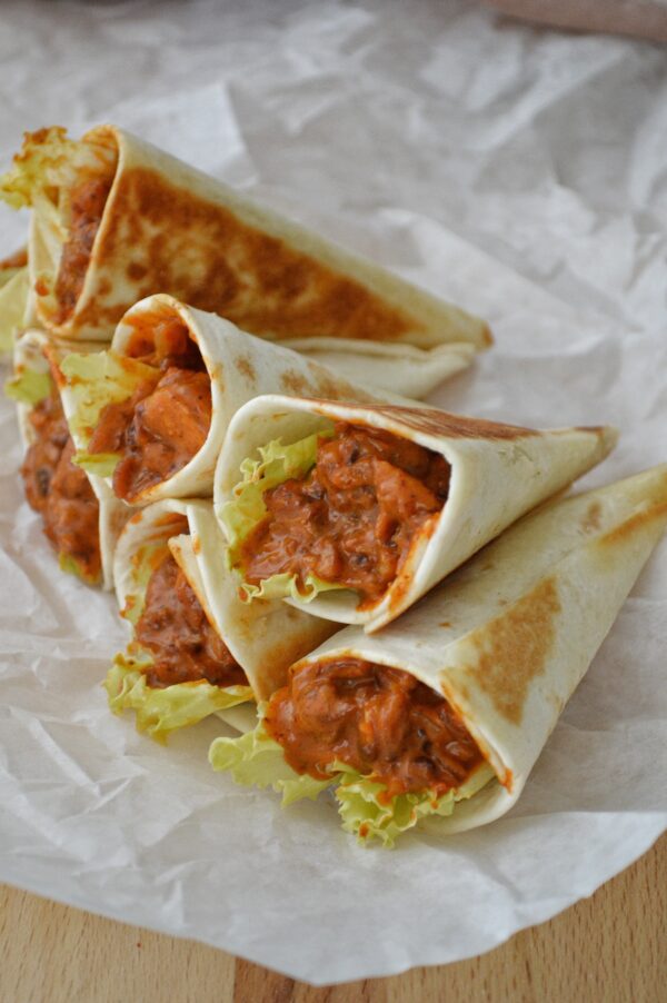 Hot Sauce Chicken Cones Savory&SweetFood