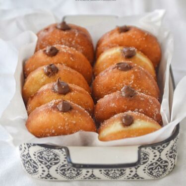 Nutella Filled Mini Doughnuts